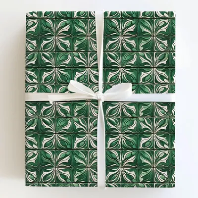 Acrylic Evening - Gift Wrap for Christmas, Holidays Wrapping Paper, Christmas Wrapping Paper