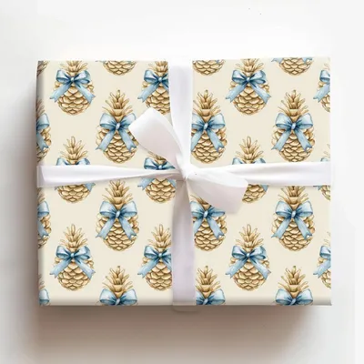 Stay Golden Pine Girl - Gift Wrap for Christmas, Holidays Wrapping Paper, Christmas Wrapping Paper
