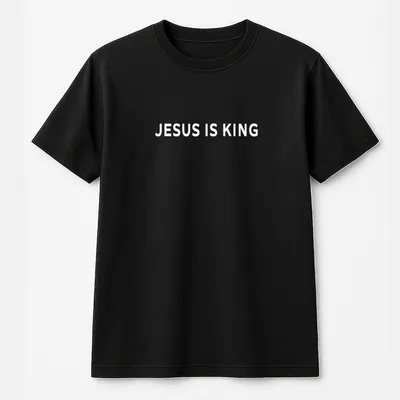 Jesus Is King Unisex T-Shirt - T-Shirt, Men'S T-Shirt, Unisex T-Shirt, Religious Holiday Top, Scripture T-Shirt, Resurrection Sunday T-Shirt