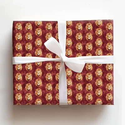 Go Lions Go - Gift Wrap for Christmas, Holidays Wrapping Paper, Christmas Wrapping Paper