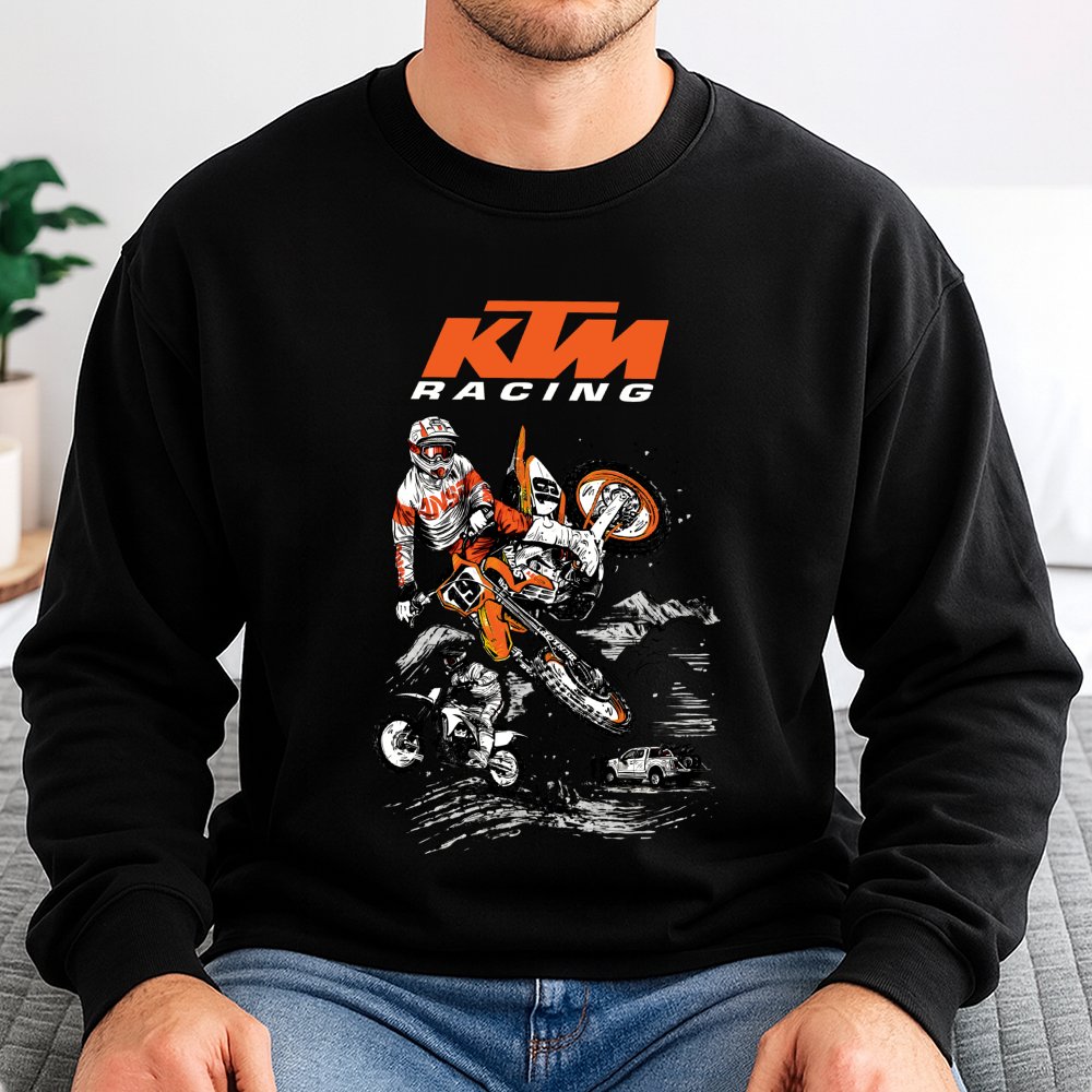 Ktm Off-Road Adventure Sweatshirt, Ktm Men'S Racing Design For ...