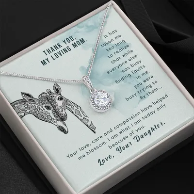 Eternal Hope Necklace, Birthday Gift For Mother, Mother Gift Necklace,  Gift for Mom, Mother Jewelry, Meaningful Mother Gift