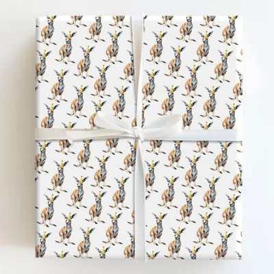 Jump Party - Gift Wrap for Christmas, Holidays Wrapping Paper, Christmas Wrapping Paper