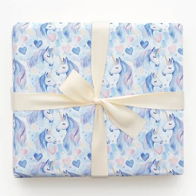 Mane of Hearts - Gift Wrap for Christmas, Holidays Wrapping Paper, Christmas Wrapping Paper