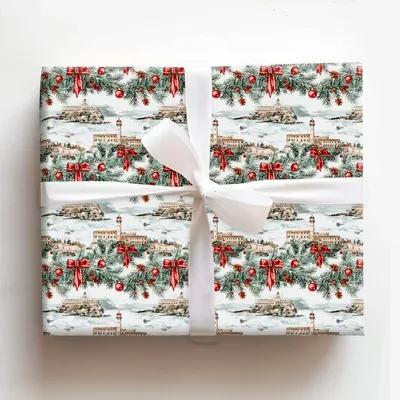 So Festive It's Criminal - Gift Wrap for Christmas, Holidays Wrapping Paper, Christmas Wrapping Paper