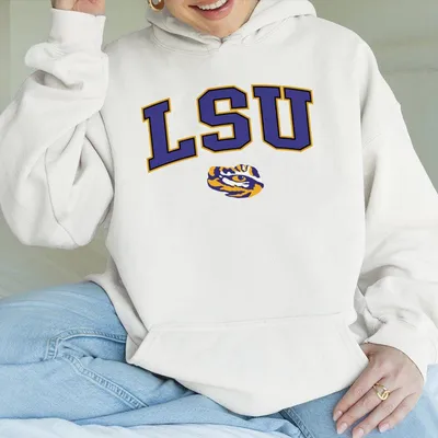Lsu Tigers Campus Hoodie Classic Front Mascot Graphic Hoodie Game Day College Spirit Hoodie For Men