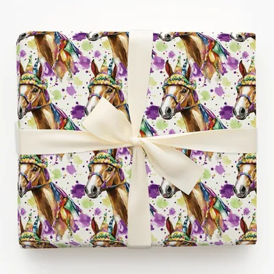 Parade Pony - Gift Wrap for Christmas, Holidays Wrapping Paper, Christmas Wrapping Paper