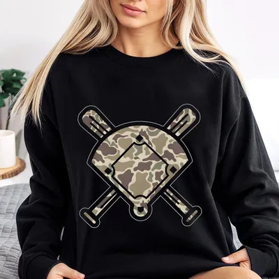 Baseball Camo Sweatshirt,Trendy Camo Baseball Boy,Camo Girl,Vintage Camo Youth Sweatshirt,Toddler Youth Sweatshirt,Kids Clothing,Birthday Gift,Summer Sweatshirt