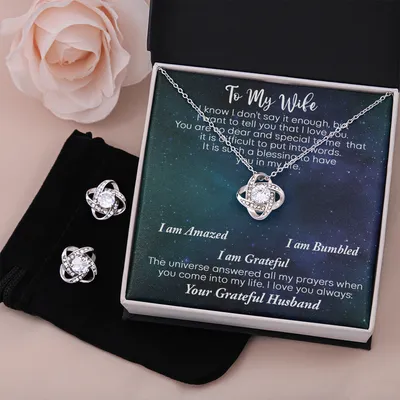 To My Wife, Heart To Heart My Wife Necklace, To My Queen, To My Wonderful Wife, Wife Birthday Gift, Valentines Day Gift For Wife