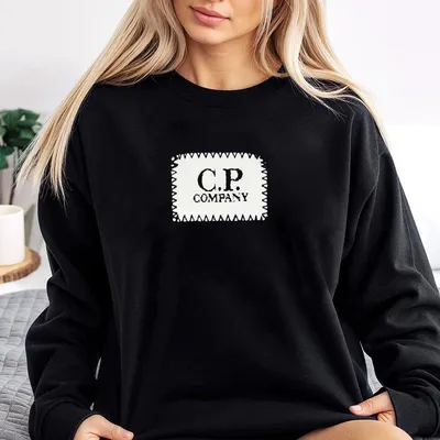 Men'S C.P. Company Print Sweatshirt – Casual Round Neck Summer Streetwear Top