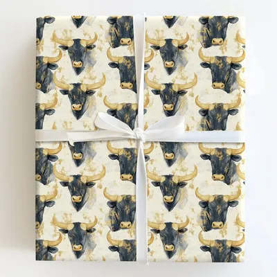 Toro Twinkle - Gift Wrap for Christmas, Holidays Wrapping Paper, Christmas Wrapping Paper