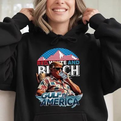 Busch Light Trump Gulf Of America Hoodie, Maga Hoodie, 4th Of July Independence Day, Funny Trump Hoodie Casual Top Gifts