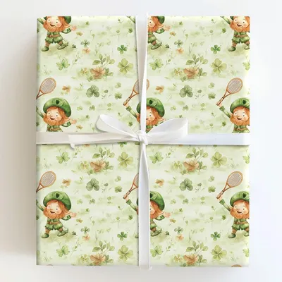 Clover the Net - Gift Wrap for Christmas, Holidays Wrapping Paper, Christmas Wrapping Paper