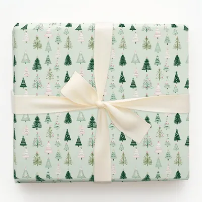 Sweet Spruce - Gift Wrap for Christmas, Holidays Wrapping Paper, Christmas Wrapping Paper