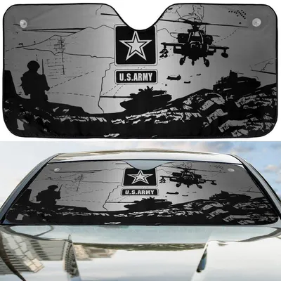 Auto Windshield Sun Shade, Max Heat Uv Ray Blocker, Custom Fit Interior Shield, Foldable Durable Car Sunshade