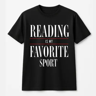 Reading Is My Favorite Sport T-Shirt, Vintage Reading T-Shirt, Booklover Gifts, Bookish, Bookworm, Reader Gifts