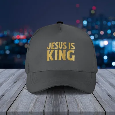 Black Jesus Is King Baseball Cap Bold Statement Christian Gift Hat Baseball Cap
