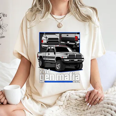 Golden Era Diesel T-Shirt 2nd Gen Mafia Dodge Truck Graphic Classic T-Shirt For Pickup Enthusiasts For Men