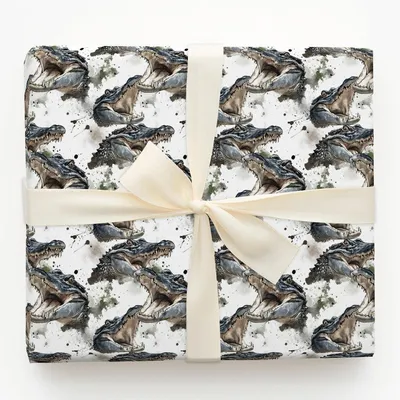 Jaws of Victory - Gift Wrap for Christmas, Holidays Wrapping Paper, Christmas Wrapping Paper