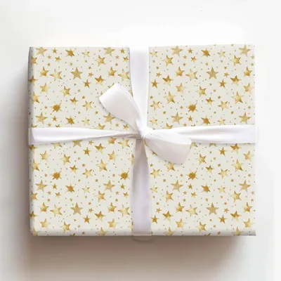 Stars Align - Gift Wrap for Christmas, Holidays Wrapping Paper, Christmas Wrapping Paper
