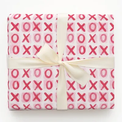 Kiss Hug Kiss Hug - Gift Wrap for Christmas, Holidays Wrapping Paper, Christmas Wrapping Paper
