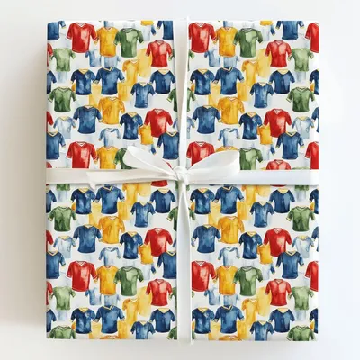 Cup of the World - Gift Wrap for Christmas, Holidays Wrapping Paper, Christmas Wrapping Paper