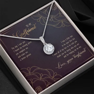 Gift For Girlfriend Thank You For Being Who You Are Eternal Hope Necklace
