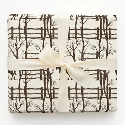 Gated Grace - Gift Wrap for Christmas, Holidays Wrapping Paper, Christmas Wrapping Paper