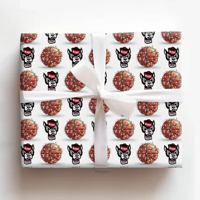 Wolfpack Holiday Slam - Gift Wrap for Christmas, Holidays Wrapping Paper, Christmas Wrapping Paper