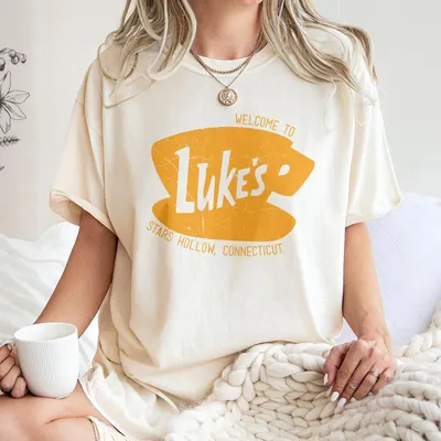 Made In Usa Retro Luke S Diner T-Shirt Stars Hollow T-Shirt Gilmore Girls T-Shirt