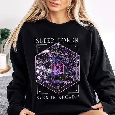 Sleep Token Even In Arcadia Album Flamingo Sweatshirt,Even In Arcadia Flamingo Emblem Sweatshirt,Gift For Men For Woman Casual Top For Unisex