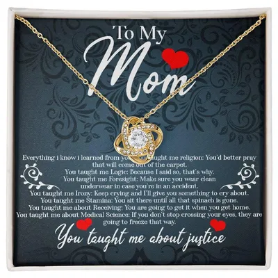 To My Supermom Happy Mother's Day 2021 Love Knot Necklace - GET YOURS NOW!