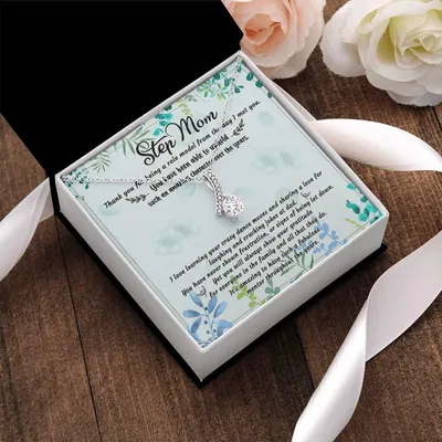 Step Mom Thank You For Being A Role D318 Alluring Beauty Necklace