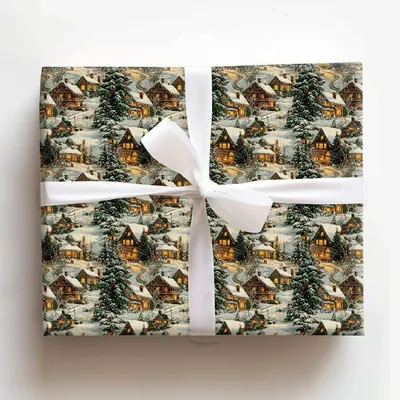 Gingersnap Chorous - Gift Wrap for Christmas, Holidays Wrapping Paper, Christmas Wrapping Paper