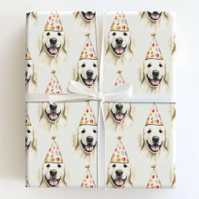 Woofing Wishes - Gift Wrap for Christmas, Holidays Wrapping Paper, Christmas Wrapping Paper