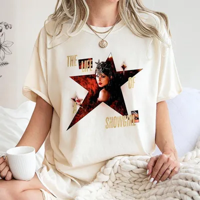 Taylor Swift The Life Of A Showgirl Album Retro T-Shirt Soft Style T-Shirt Streetwear Shortsleeve Summer Top