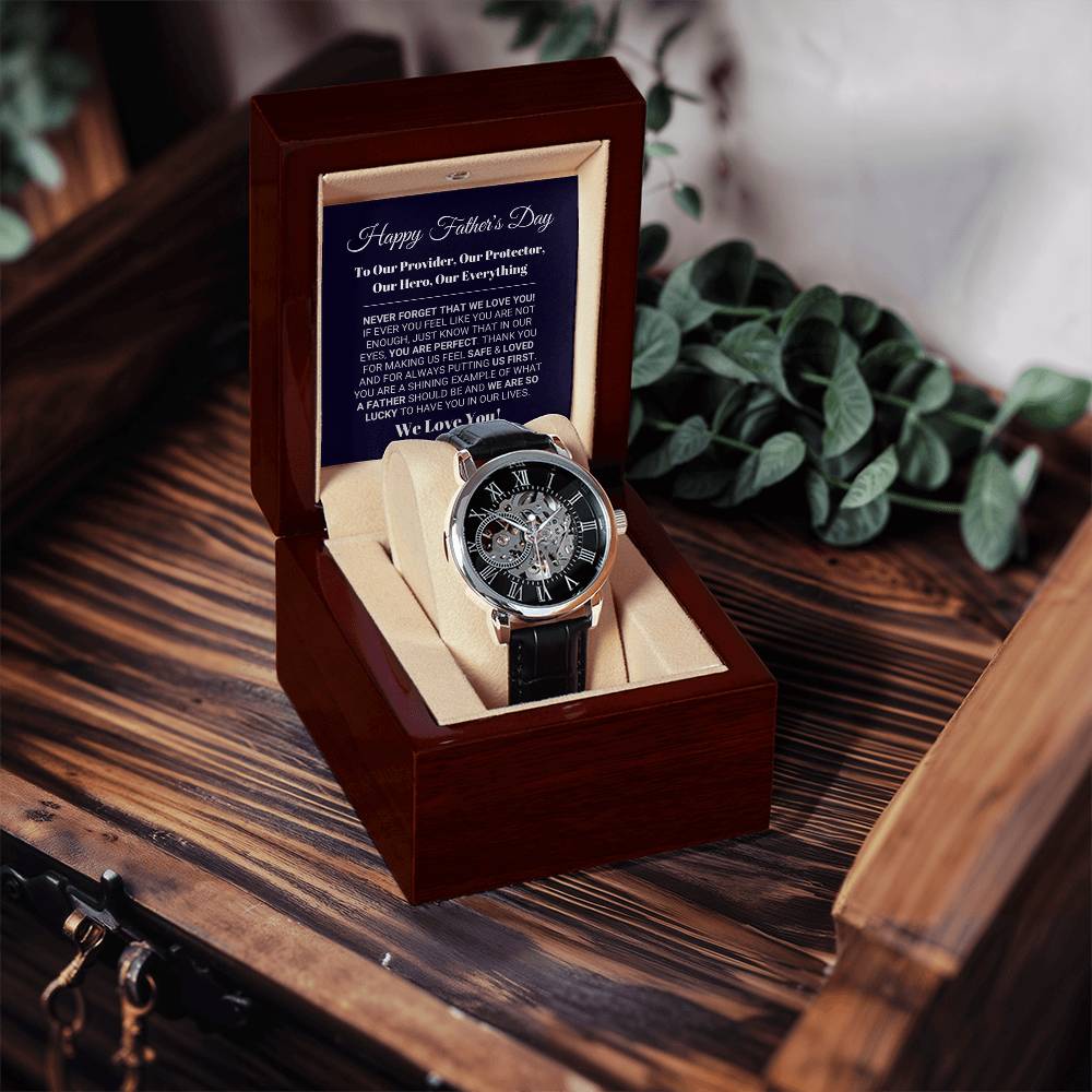 Our Everything Father's Day Openwork Watch