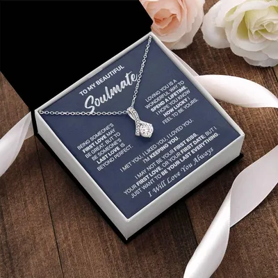 Gift For Your Soulmate - Your 1St Love - Alluring Alluring Beauty Necklace