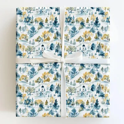Ozark Wedding - Gift Wrap for Christmas, Holidays Wrapping Paper, Christmas Wrapping Paper