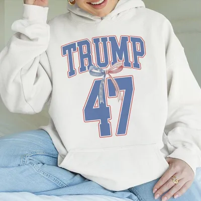 Trump Bow Coquette Hoodie Maga 47 President Hoodie Trump 45 47 Rally We Re Taking America Back Gift For Trump Supporter