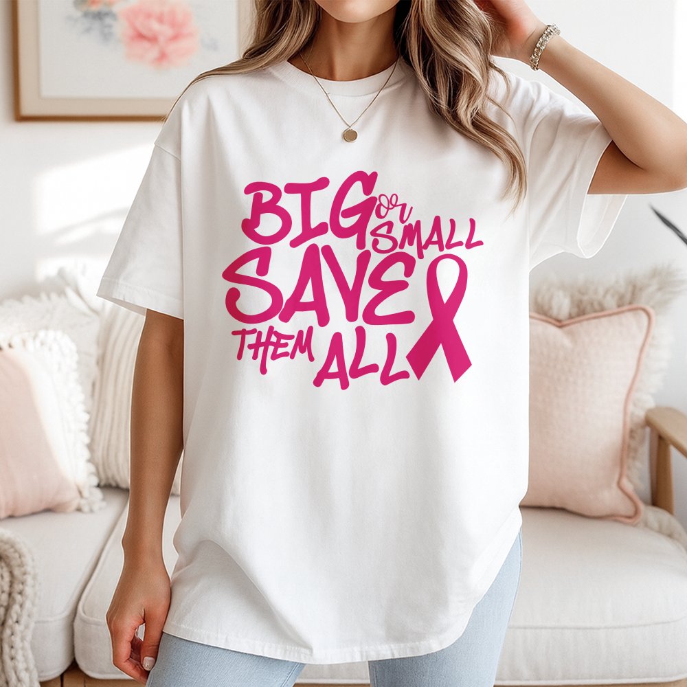 Save A Rack Breast Cancer T-Shirt T-Shirt T-Shirt Trendy Fight Cancer T-Shirt