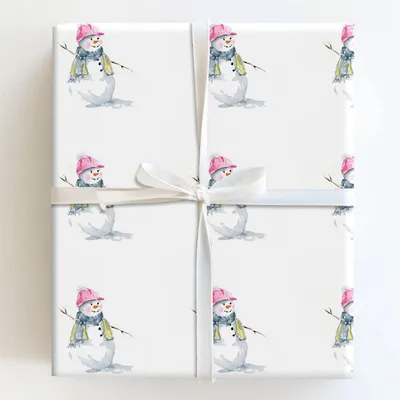Snow Scout - Gift Wrap for Christmas, Holidays Wrapping Paper, Christmas Wrapping Paper