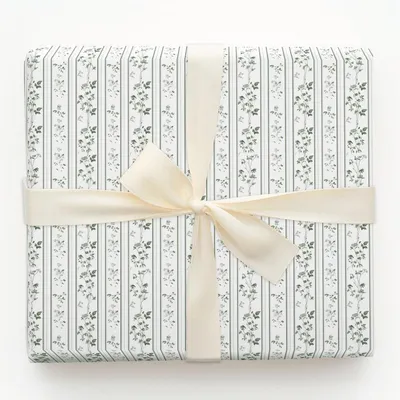 Vintage Greens - Gift Wrap for Christmas, Holidays Wrapping Paper, Christmas Wrapping Paper
