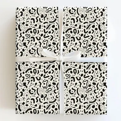 Funky Town - Gift Wrap for Christmas, Holidays Wrapping Paper, Christmas Wrapping Paper