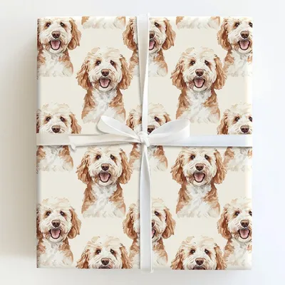 Mollie Girl - Gift Wrap for Christmas, Holidays Wrapping Paper, Christmas Wrapping Paper
