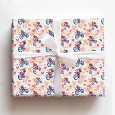 Overdrive Love - Gift Wrap for Christmas, Holidays Wrapping Paper, Christmas Wrapping Paper