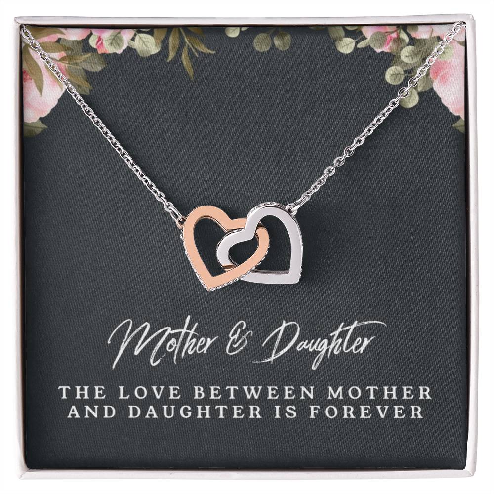 Mother & Daughter - Interlocking Heart Necklace Interlocking Hearts Necklace