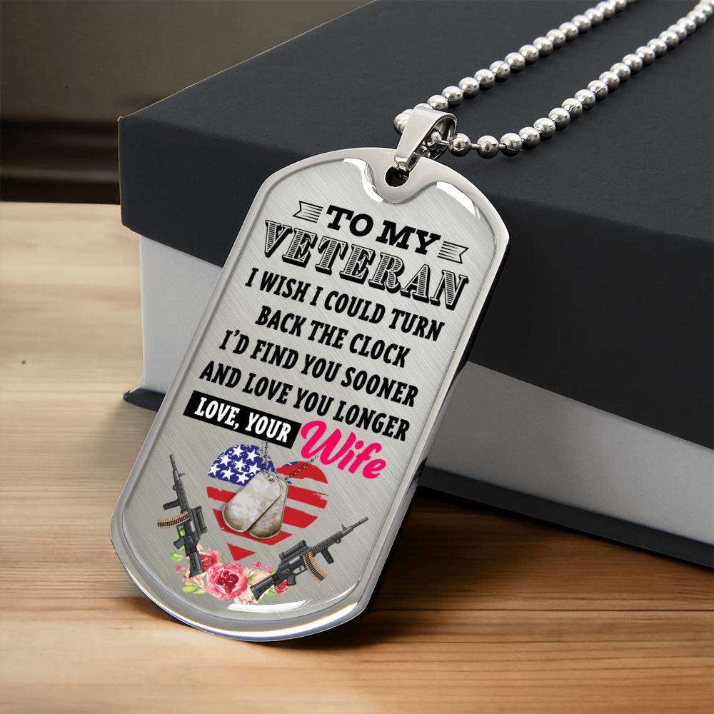 Veterans Day Gift, Military Dog Tag, Dog Tag Necklace Personalized, Veteran Gift, Custom Dog Tags, Military Gift Ideas - Army Tag Necklace, Dog Tag