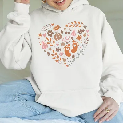 Thanksgiving Pregnancy Announcement Hoodie Fall Maternity Halloween Gender Reveal Hoodie Baby Shower Gift