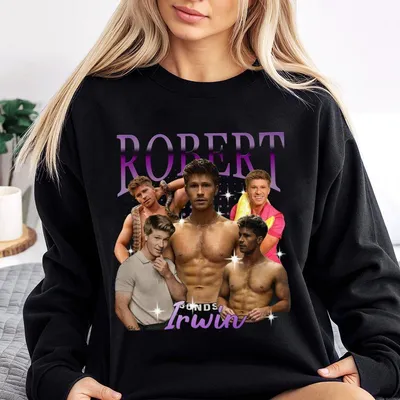 Robert Bootleg Sweatshirt  2025 Sweatshirt The Stars Fan Gift Gift For Her For Him Casual  Sweatshirt